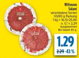 diska Wiltmann Salami Angebot