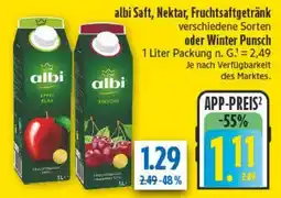 diska albi Saft, Nektar, Fruchtsaftgetränk Angebot