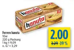 diska Ferrero hanuta Angebot