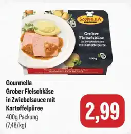 Feneberg Gourmella Grober Fleischkäse in Zwiebelsauce mit Kartoffelpüree Angebot