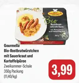 Feneberg Gourmella Bio-Rostbratwürstchen mit Sauerkraut und Kartoffelpüree Angebot
