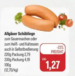 Feneberg Allgäuer Schüblinge Angebot