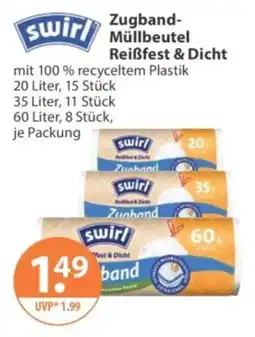 V Markt swirl Zugband-Müllbeutel Angebot