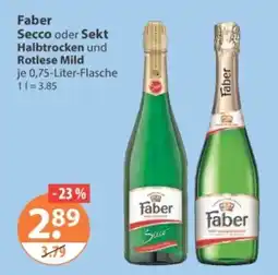 V Markt Faber Secco oder Sekt Angebot