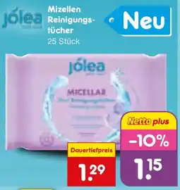 Netto Marken-Discount jólea Mizellen Reinigungstücher Angebot