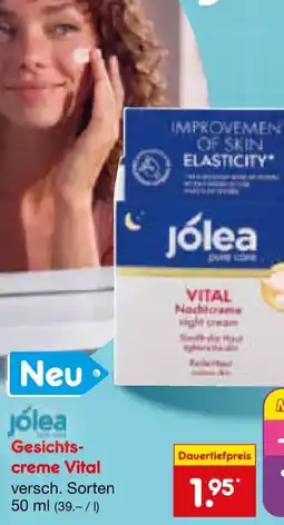 Netto Marken-Discount jólea Gesichts-creme Vital Angebot