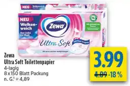 diska Zewa Ultra Soft Toilettenpapier Angebot