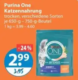 V Markt Purina One Katzennahrung Angebot
