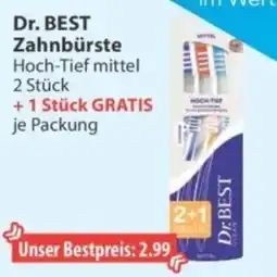V Markt Dr. BEST Zahnbürste Hoch-Tief mittel Angebot