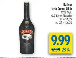 diska Baileys Irish Cream Likör Angebot