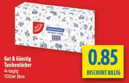 diska Gut & Günstig Taschentücher Angebot