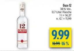 diska Ouzo 12 Angebot