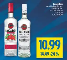 diska Bacardi Rum Angebot