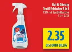 diska Gut & Günstig Textil Erfrischer 3 in 1 Angebot