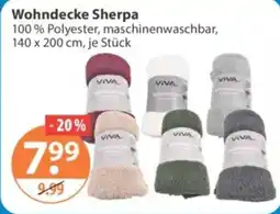 V Markt Wohndecke Sherpa Angebot
