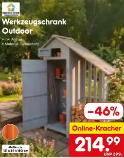 Netto Marken-Discount Werkzeugschrank Outdoor Angebot