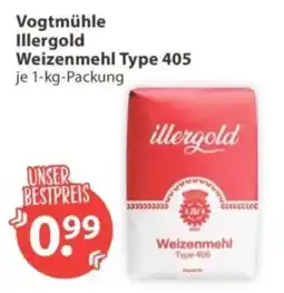 V Markt Vogtmühle Illergold Weizenmehl Type 405 Angebot