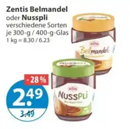 V Markt Zentis Belmandel oder Nusspli Angebot