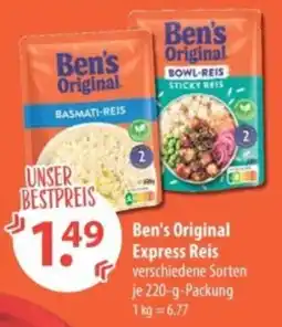 V Markt Ben's Original Express Reis Angebot
