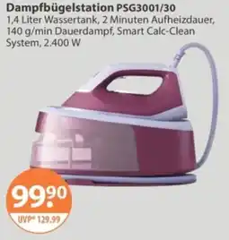 V Markt Dampfbügelstation PSG3001/30 Angebot