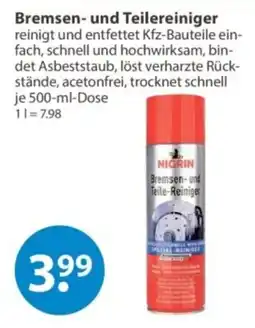 V Markt NIGRIN Bremsen- und Teile-Reiniger Angebot