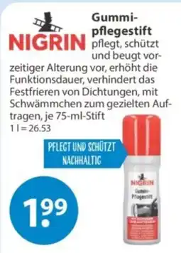V Markt NIGRIN Gummi-pflegestift Angebot