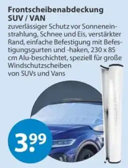 V Markt Frontscheibenabdeckung SUV / VAN Angebot