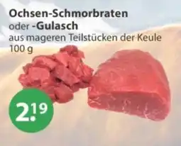 V Markt Ochsen-Schmorbraten oder -Gulasch Angebot
