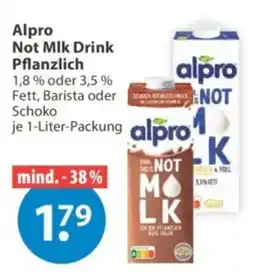 V Markt Alpro Not Milk Drink Pflanzlich Angebot
