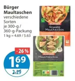 V Markt Burger Maultaschen Angebot