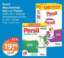 V Markt Persil Waschmittel Gel oder Pulver Angebot