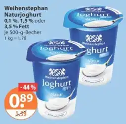 V Markt Weihenstephan Joghurt Natur Angebot