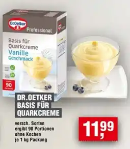 Handelshof Dr. Oetker Basis für Quarkcreme Angebot