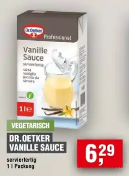 Handelshof DR. OETKER VANILLE SAUCE Angebot