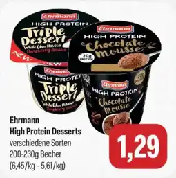 Feneberg Ehrmann High Protein Desserts Angebot