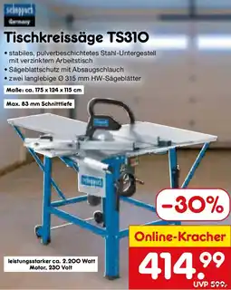 Netto Marken-Discount Tischkreissäge TS31O Angebot