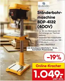 Netto Marken-Discount BAMATO Ständerbohrmaschine BDP-4132 (400V) Angebot