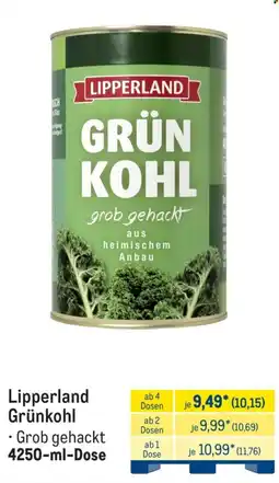 METRO Lipperland Grünkohl Angebot