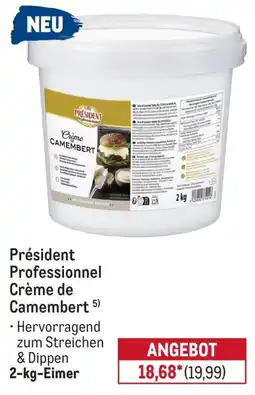 METRO Präsident Professionnel Crème de Camembert Angebot