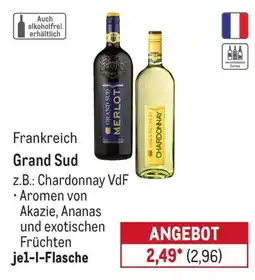 METRO Grand Sud Chardonnay VdF Angebot
