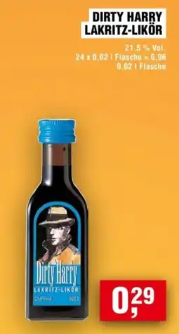 Handelshof Dirty Harry Lakritz-Likör Angebot
