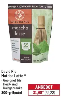 METRO David Rio Matcha Latte Angebot