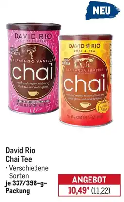 METRO David Rio Chai Tee Angebot