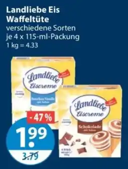 V Markt Landliebe Eiscreme Waffeltüte Angebot
