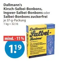 V Markt Dallmann's Salbei-Bonbons Angebot