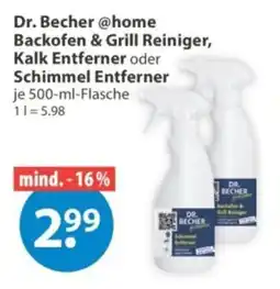 V Markt Dr. Becher @home Backofen & Grill Reiniger, Kalk Entferner oder Schimmel Entferner Angebot