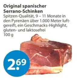 V Markt Original spanischer Serrano-Schinken Angebot