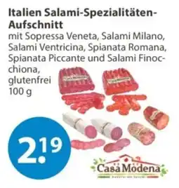 V Markt Italien Salami-Spezialitäten-Aufschnitt Casa Modena Angebot