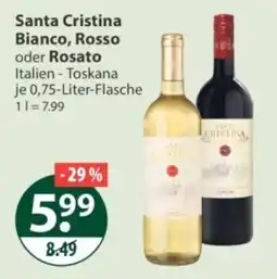 V Markt Santa Cristina Bianco, Rosso oder Rosato Angebot