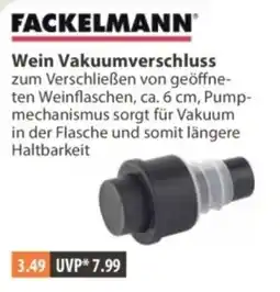 V Markt FACKELMANN Wein Vakuumverschluss Angebot